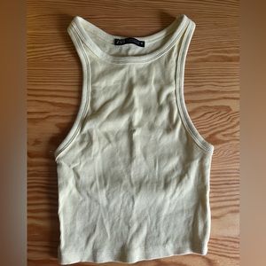 Pastel Yellow zara tanktop